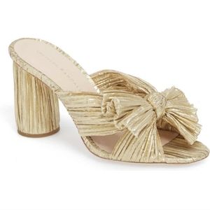Loeffler Randall Penny Knotted Lamé Sandal